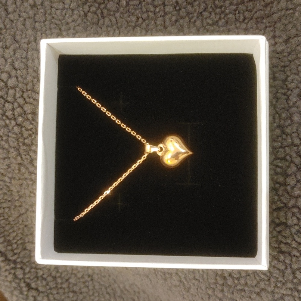 925 Sterling Silver Heart Necklace